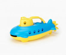 GREEN TOYS Ponorka žlutá rukojeť